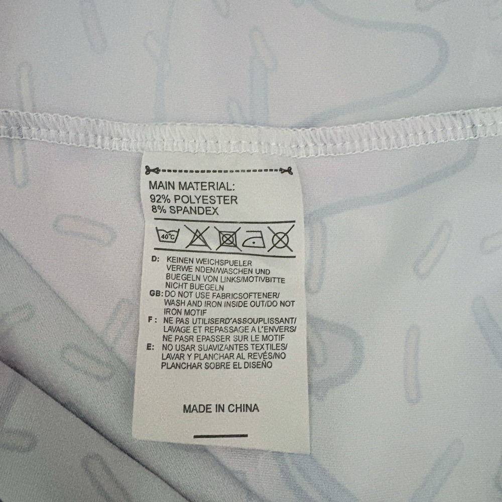 Shank It Golf Polo Shirt Mens 2XL Crazy Melt Colorful All Over Print Loud Flashy - Picture 8 of 8